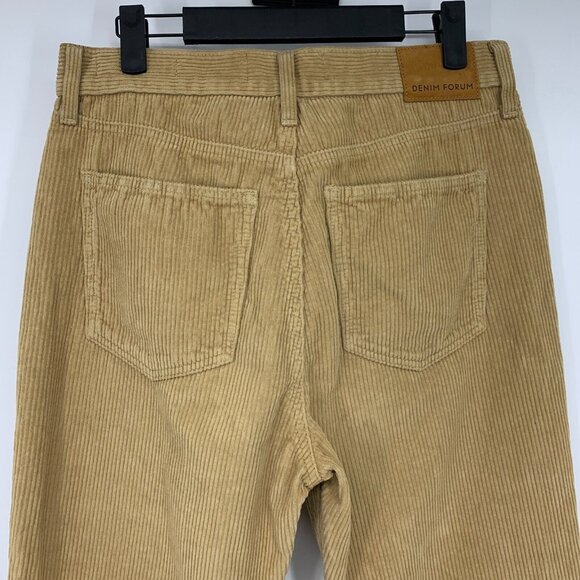 Aritzia Denim Forum Jeans Corduroy Yoko High Rise Slim Cords Pant - Picture 12 of 15